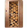 Дверь для сауны DoorWood (Дорвуд) 70x190 Эталон Фотопечать A046 левая