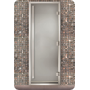 Дверь для турецкой бани Маэстро Woods 90x210 Arabica Prestige Сатин, левая