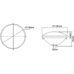      Hidrotermal PAR56 315 LEDs RGB 24/12,  ( /)