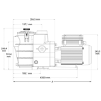     Hayward Max Flo SP1811HW161E2 (220V, 0,98kW, 1HP) PL Plus 81032