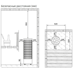  Печь электрическая Harvia Cilindro PC70 Steel