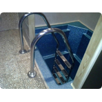  Композитный бассейн Ocean Premium Нео 1,7х1,7х1,5 м цвет: металлик