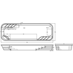  Композитный бассейн Ocean Premium Парадиз 1037 10.3x3.7x1.5 м цвет: серебро