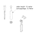   Oase 4- Extension cable hybrid / 1,5 m