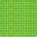 Мозаика стеклянная однотонная JNJ Normal 20x20, 327x327 мм B 20