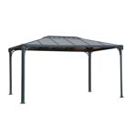  Palram Martrinique 3600 Garden Gazebo, Grey bronz