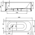    Kolpa Betty 150x70 ,  Basis