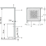  Печь электрическая EOS Cubo 2 plus 12 кВт антрацит (решетка Round holes нерж.сталь)