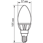    (LED) E14 Feron LB-72 8LED(4W) 4000K 