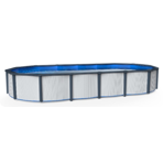 Морозоустойчивый бассейн PoolMagic Sky овальный 7.3x3.6x1.3 м с лестницей