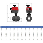    .   Effast PTFE/EPDM d90 AC24-220V